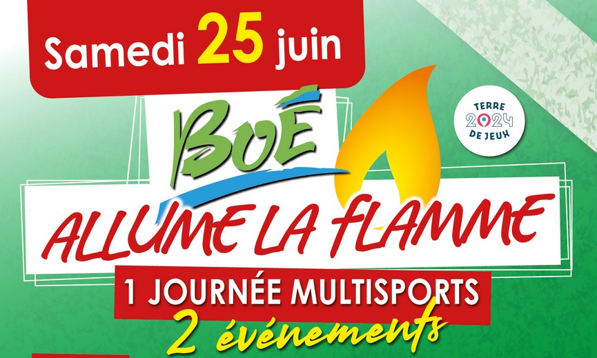 Dernières actualités - Boé fête le sport et allume la flamme!