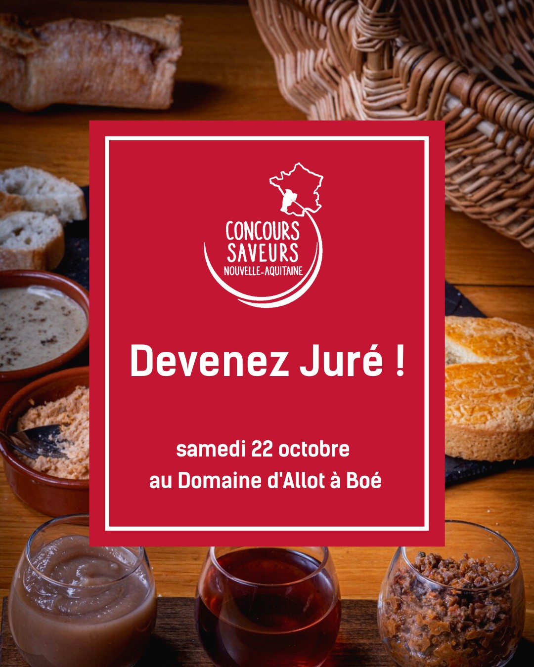 AANA - recherche de jurés pour le Concours saveurs Nouvelle-Aquitaine