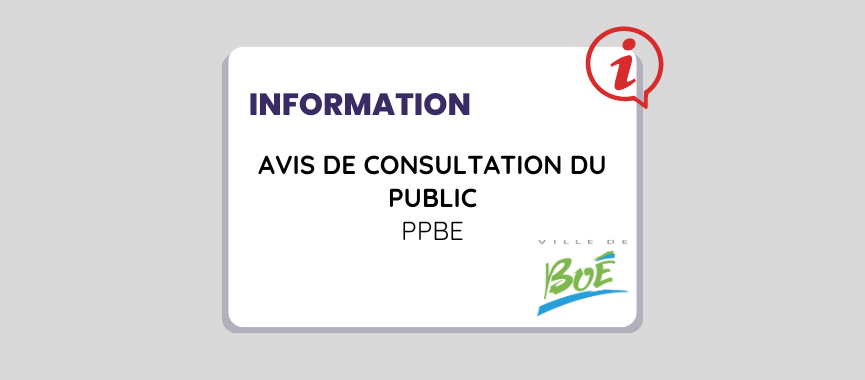Dernières actualités - Avis de consultation du public - Plan de Prévention du Bruit dans l'Environnement
