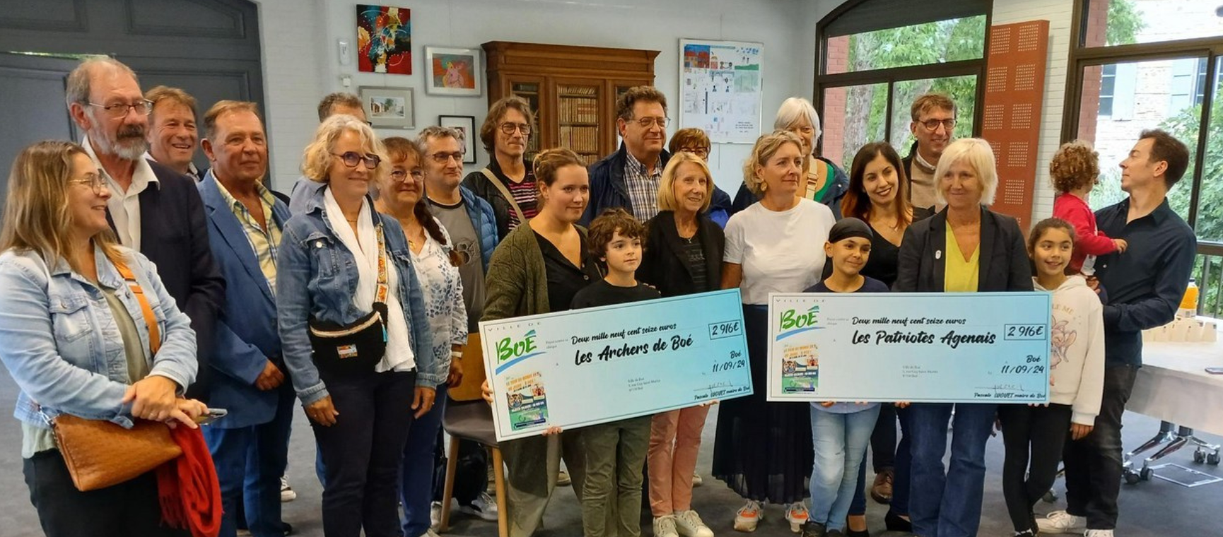 Agenda - Remise de chèques dans le cadre du challenge solidaire