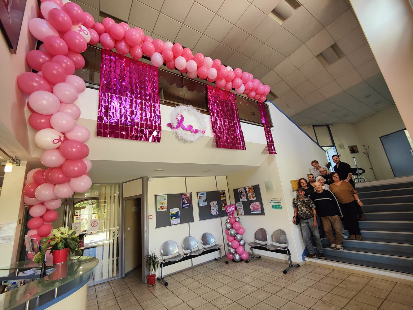 Octobre Rose à la Mairie de Boé