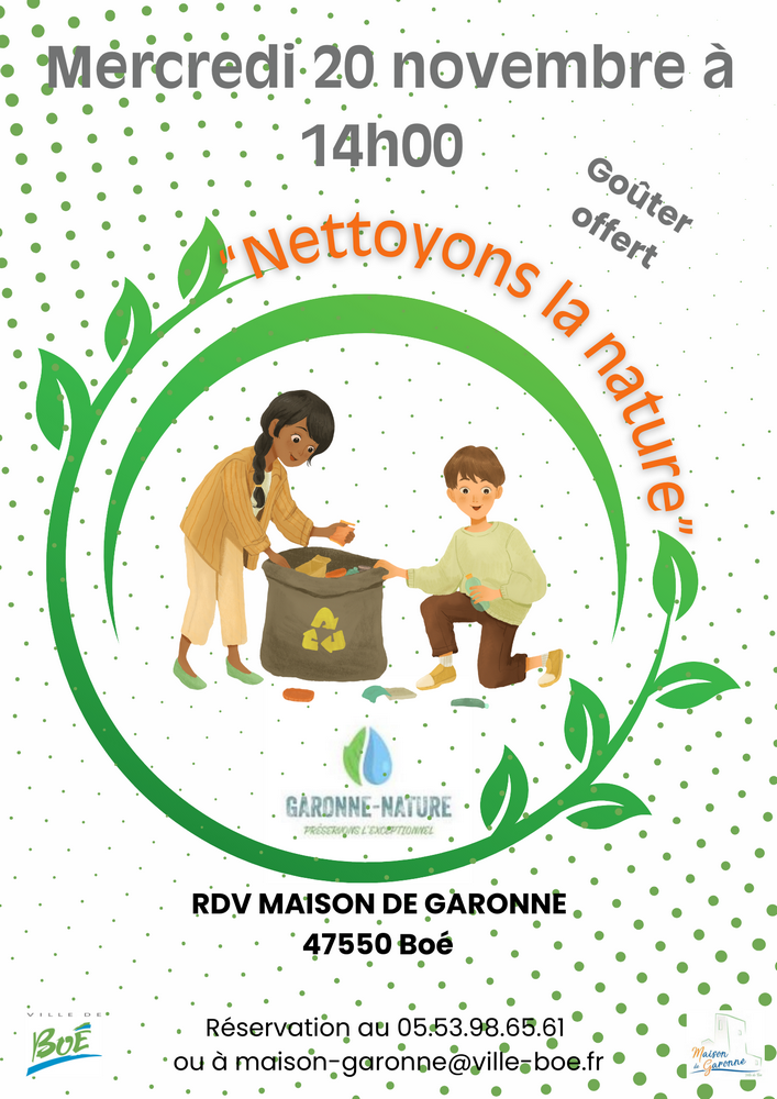 Nettoyons la nature