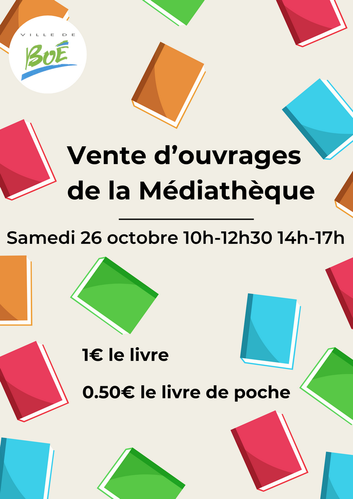 Agenda - Vente d'ouvrages de la médiathèque