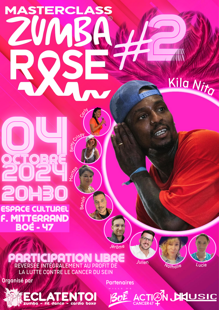 Agenda - Zumba rose